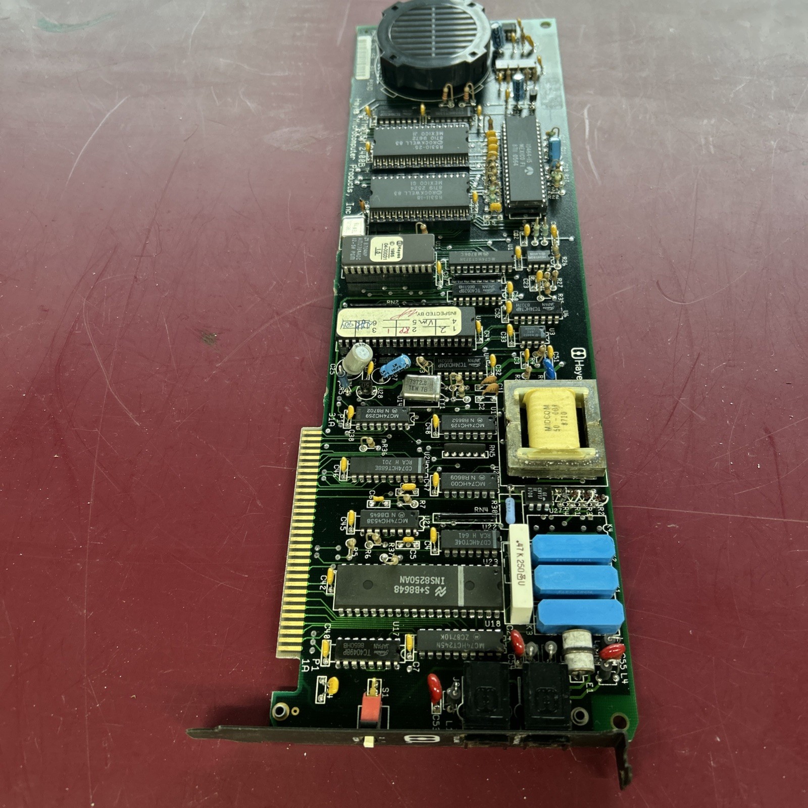 Hayes Smartmodem 2400B ISA Dial-Up Modem Card Vintage - UNTESTED