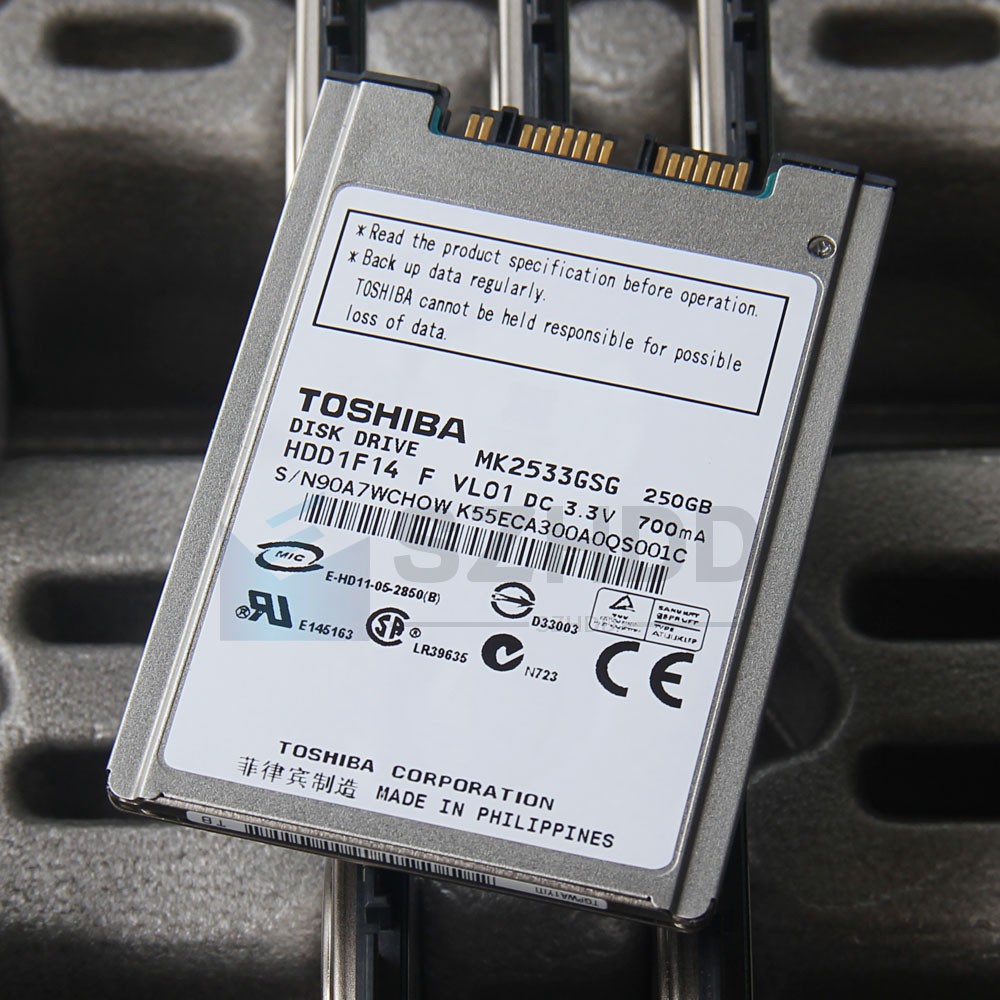 1.8" MK2533GSG MICRO SATA 250GB Hard Drive For HP Elitebook 2530P 2730P 2740P‏