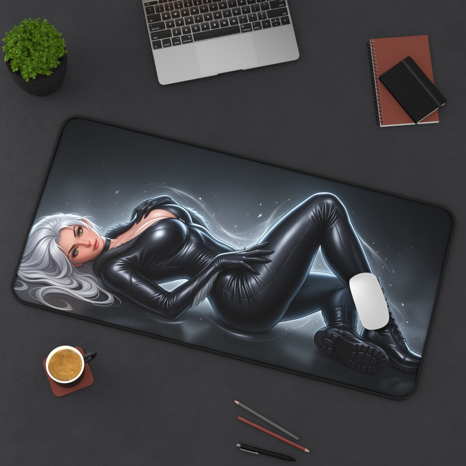 Marvel Mouse Pad, Black Cat Desk Mat, Gamer Gift XXL