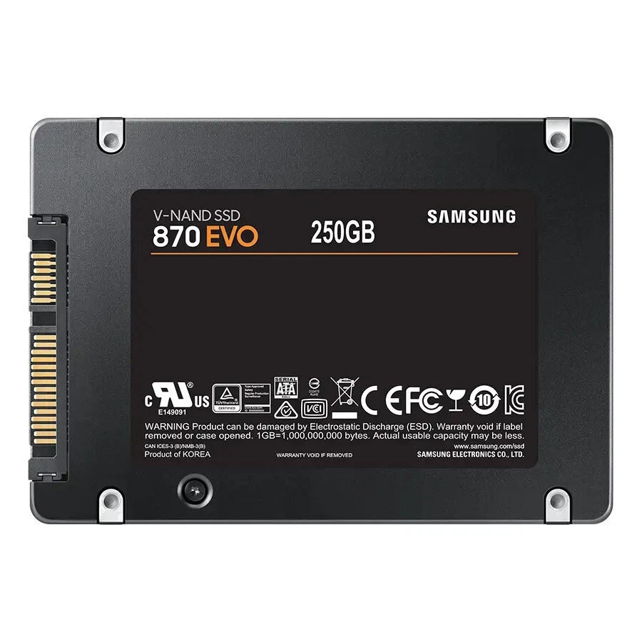 Samsung 2.5" 870 EVO SSD SATA III 250GB 500GB 1TB Internet Solid State Drive Lot