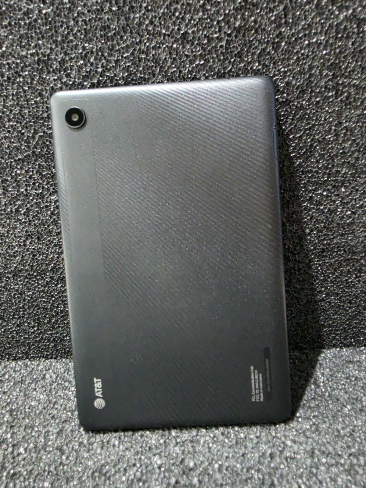 AT&T amiGO WiFi Tablet Black For Parts Repair Cracked LCD Lines Powers On