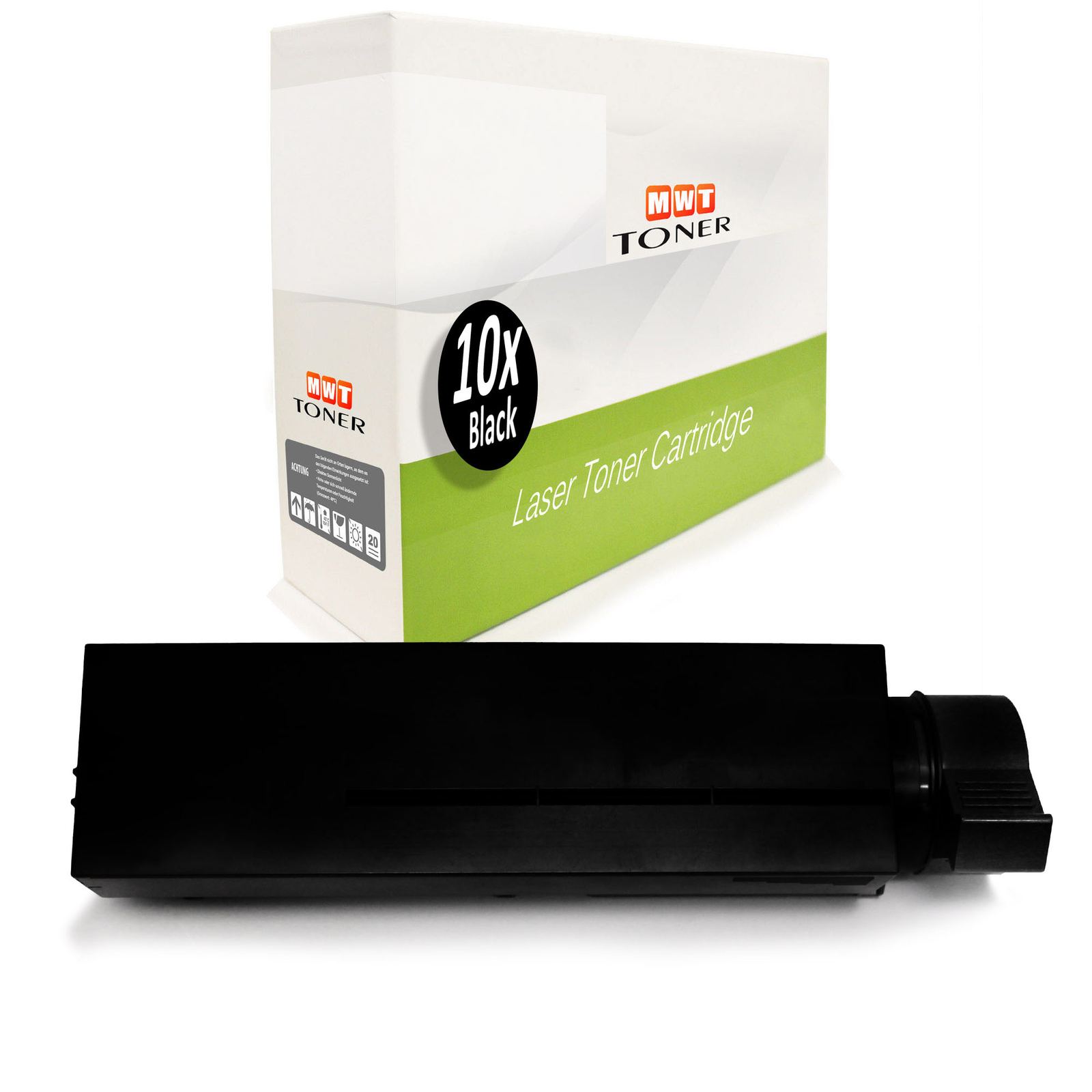 10x MWT Toner XXL for OKI B-440-DN MB-470 B-420-DN B-430-DN MB-460-L MB-480