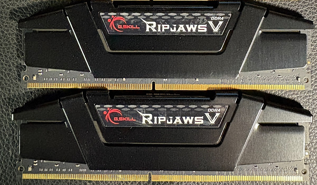 RAM G. SKILL Ripjaws V Series 32GB 2x16GB DDR4 3200 CL16 F43200C16Q64GVK Matched