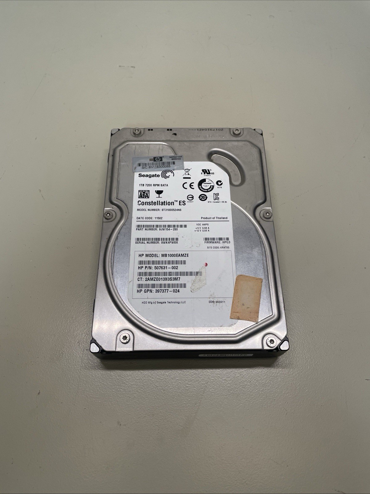 Seagate Barracuda ST3500418AS 500GB 3.5" SATA Hard Drive P/N: 9SL142-022 Tested