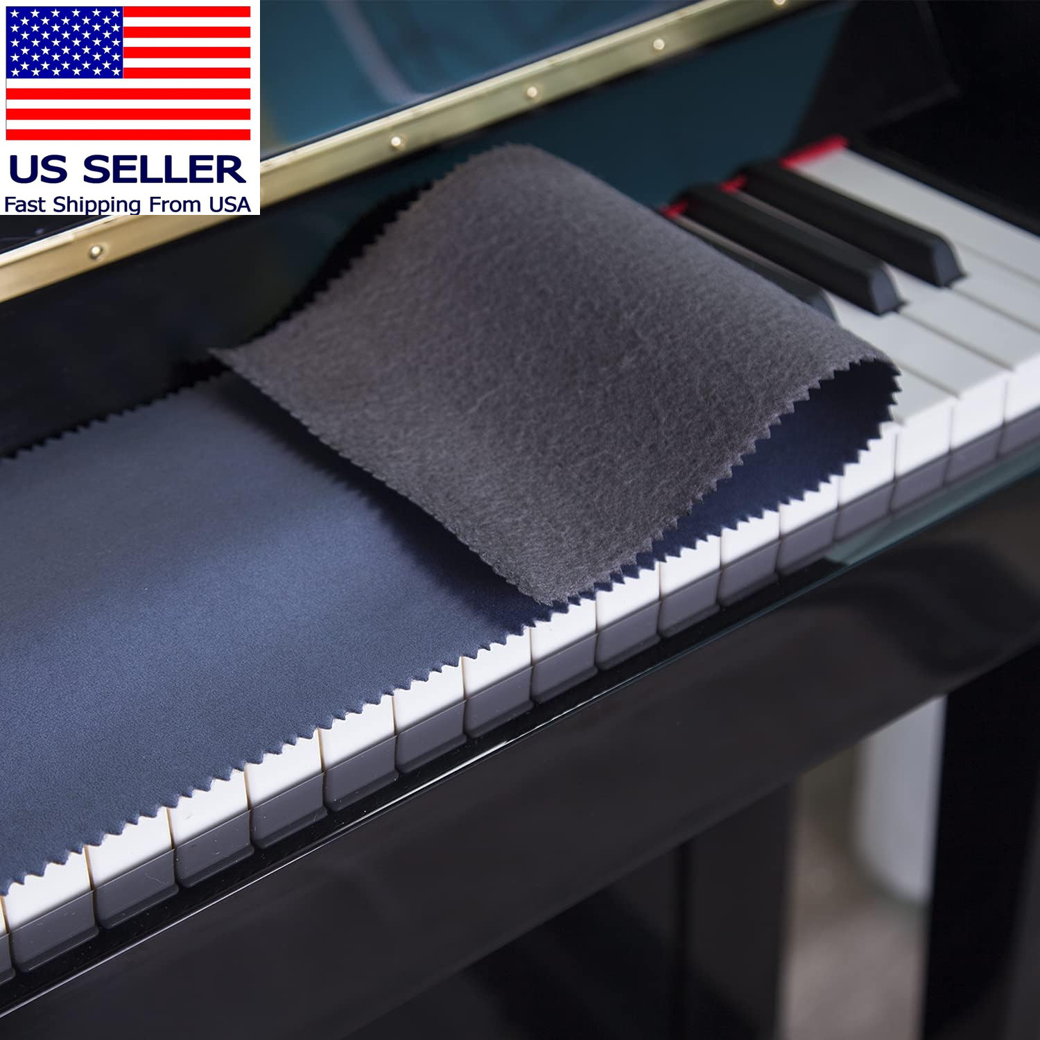Piano Keyboard Anti-Dust Cover High Technology Fabric Key Cover Cloth Fit for Up