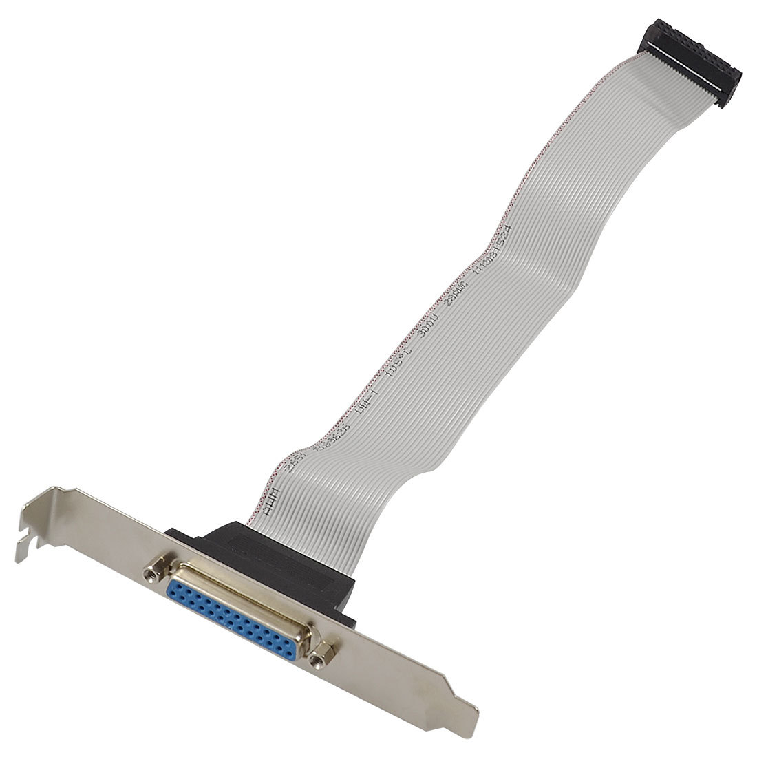 Parallel Port Cable DB25 Female to 26 Pin IDC header Socket full height bracket
