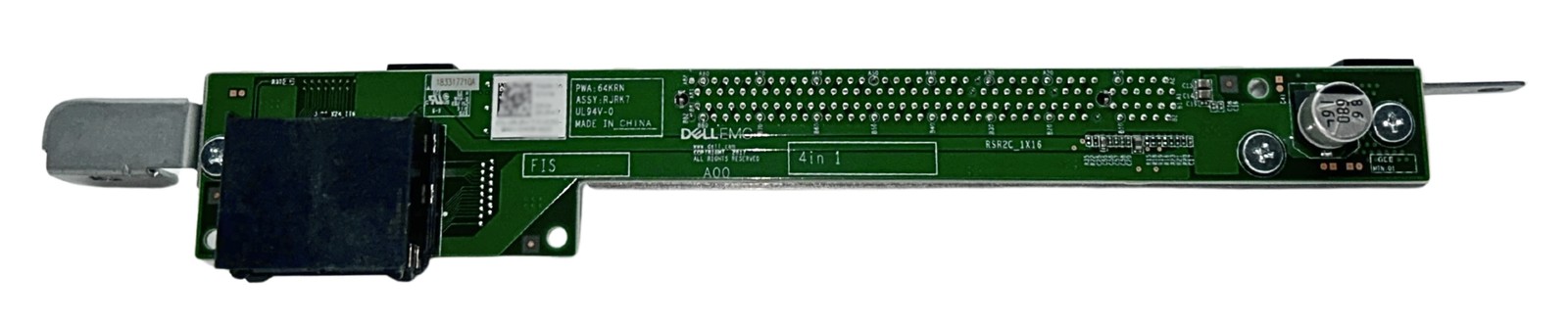 Dell RJRK7 Riser Board 2C 1X16 2 CPU R740/XD
