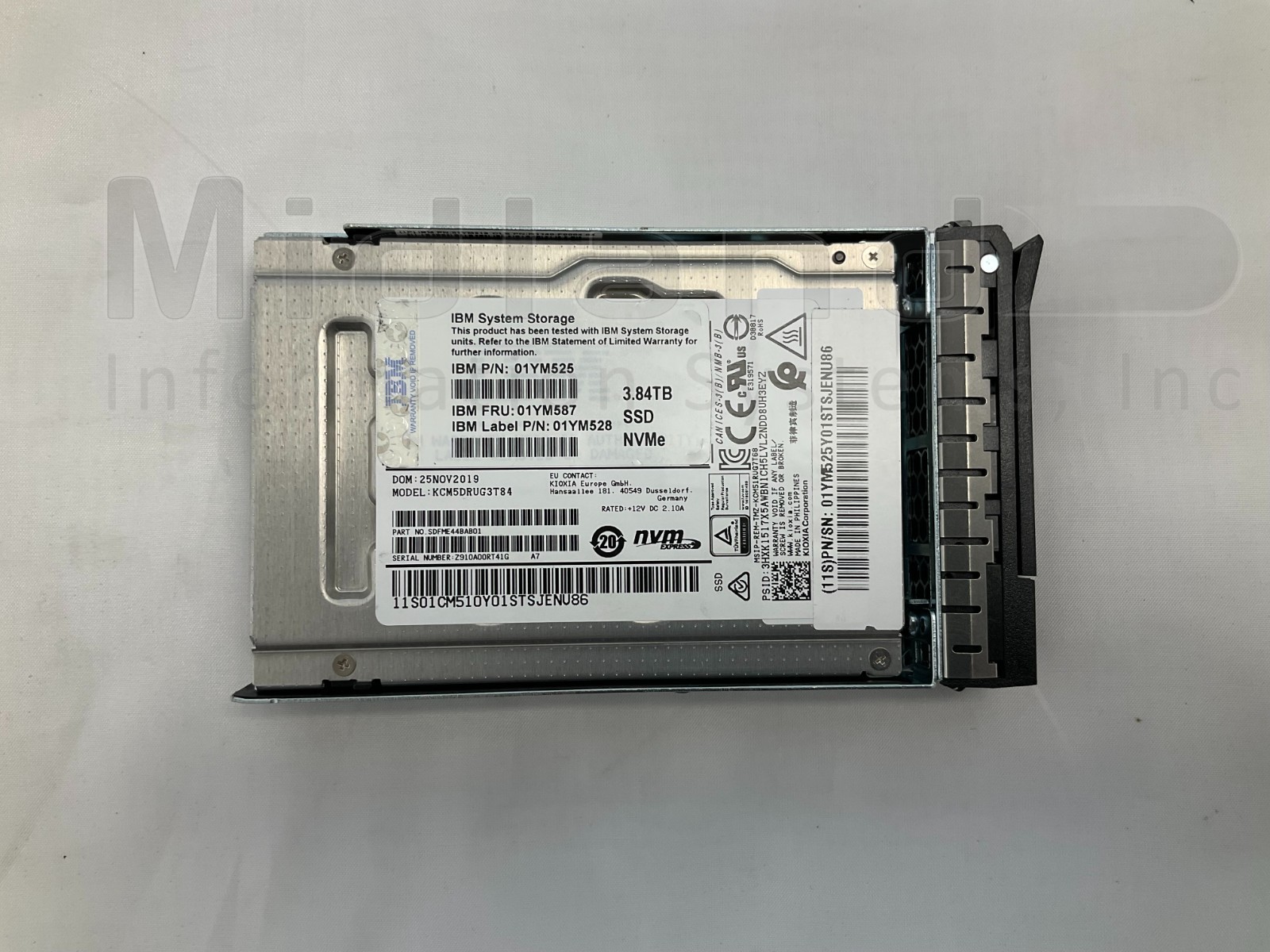 IBM 01YM587 01YM525 2076 ADT3 3.84 TB NVMe Flash Drive for 2076-724 2076-824