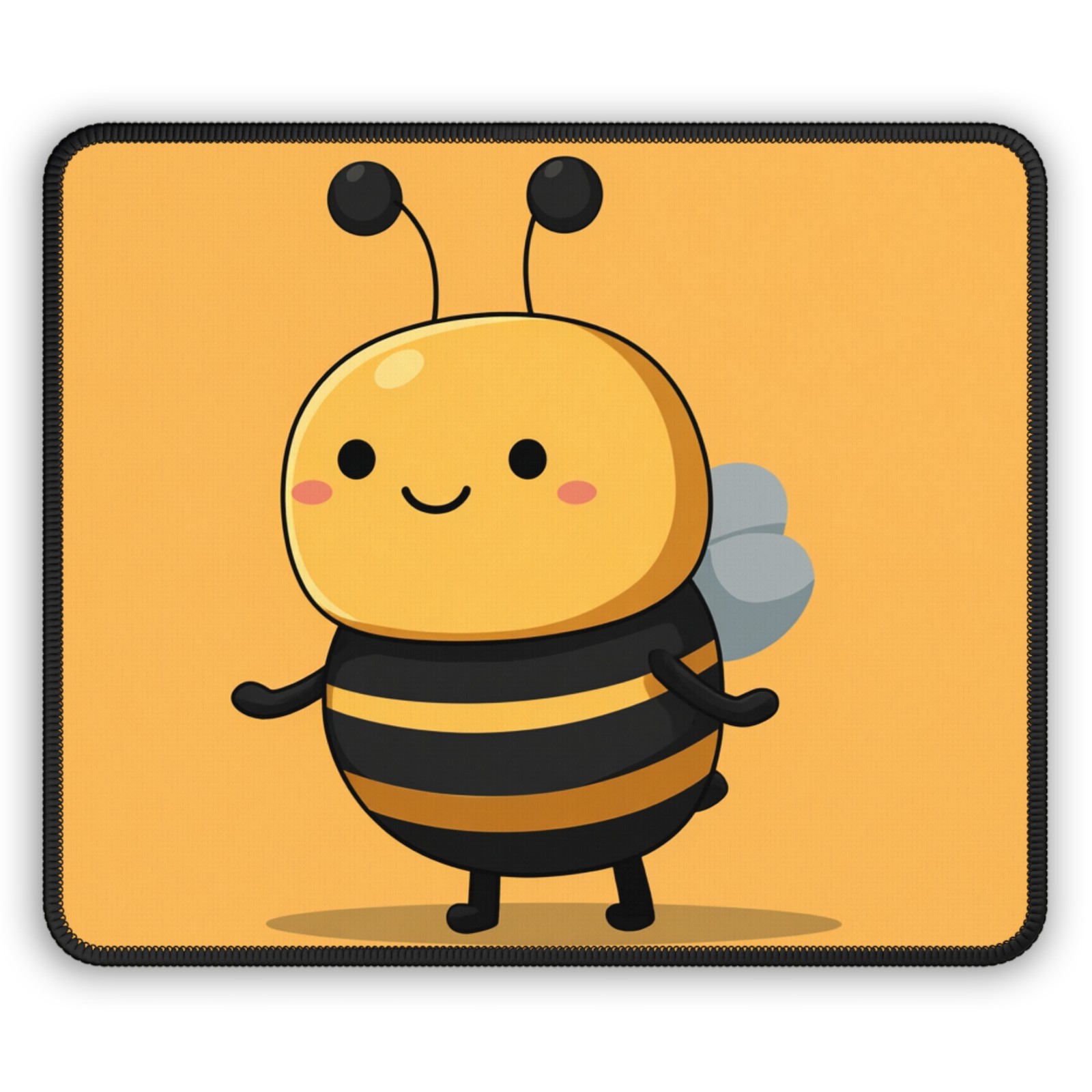 Cute Cartoon Bee Gaming Mouse Pad | Kawaii Bumblebee Desk Mat