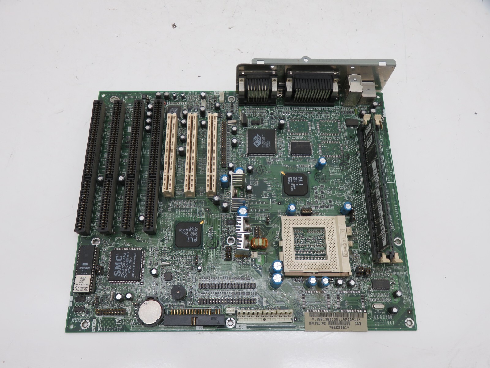 IBM E26-2137 V58XA 97114-2 02K2551 FRU Motherboard Socket 7 128MB Ram No CPU