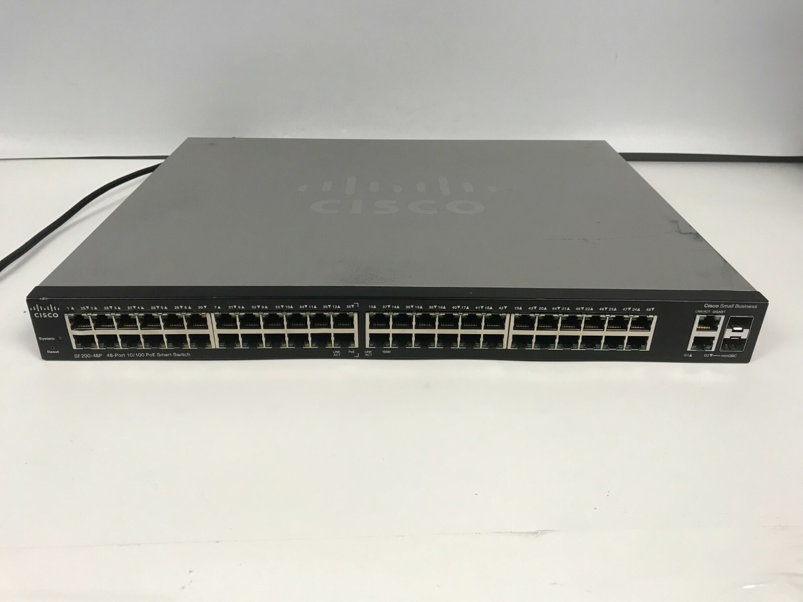Cisco SF200-48P 48 Port 10/100 POE Smart Switch