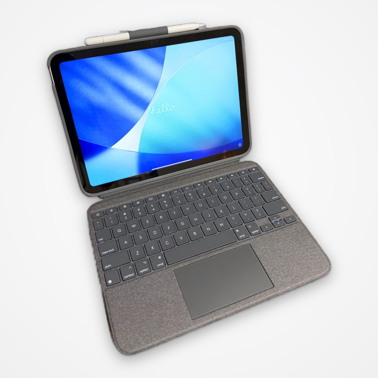 Apple iPad 10th Gen Bundle: iPad, Apple Pencil, and Logitech Keyboard Case
