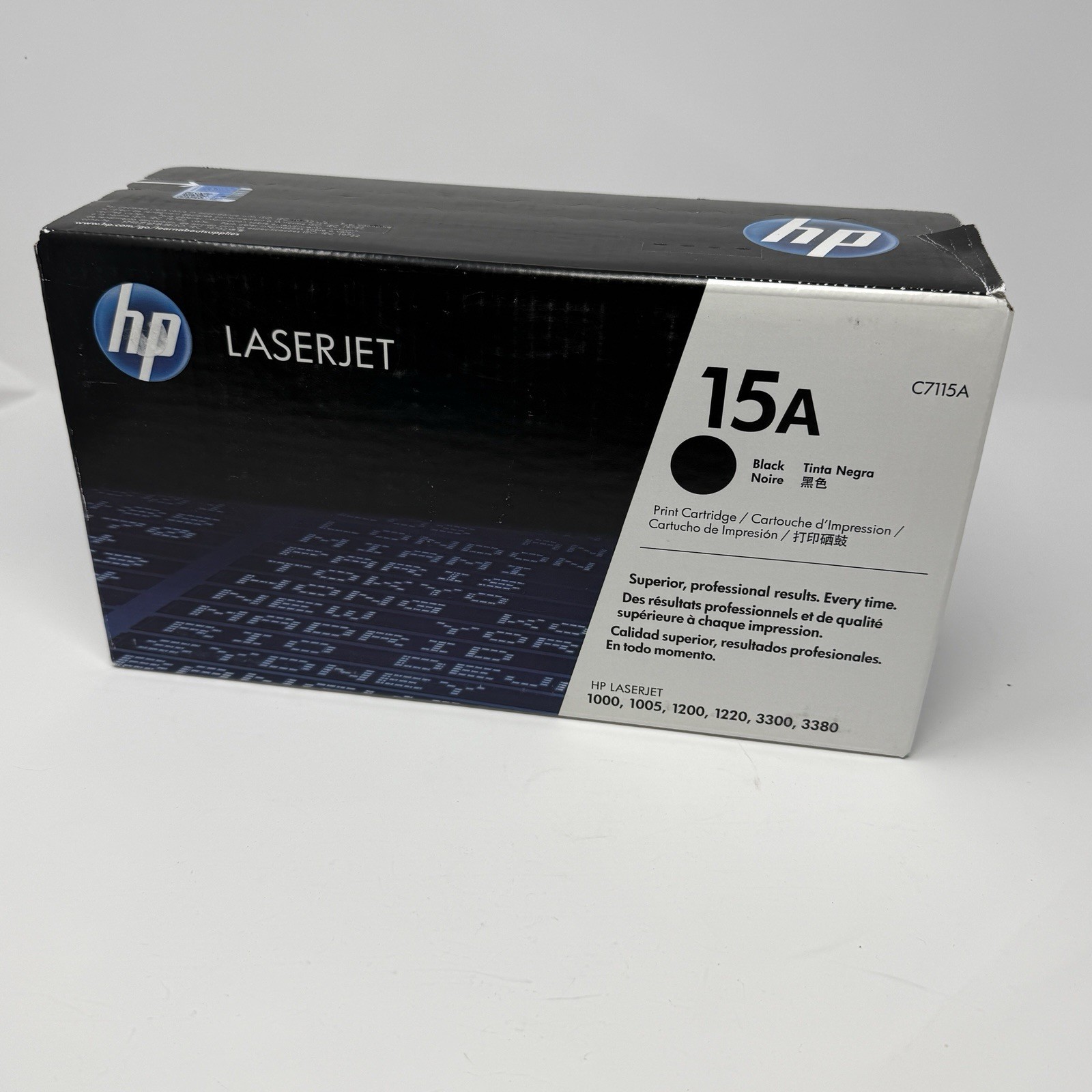 Genuine HP 15A Black Toner Cartridge C7115A OEM New Sealed