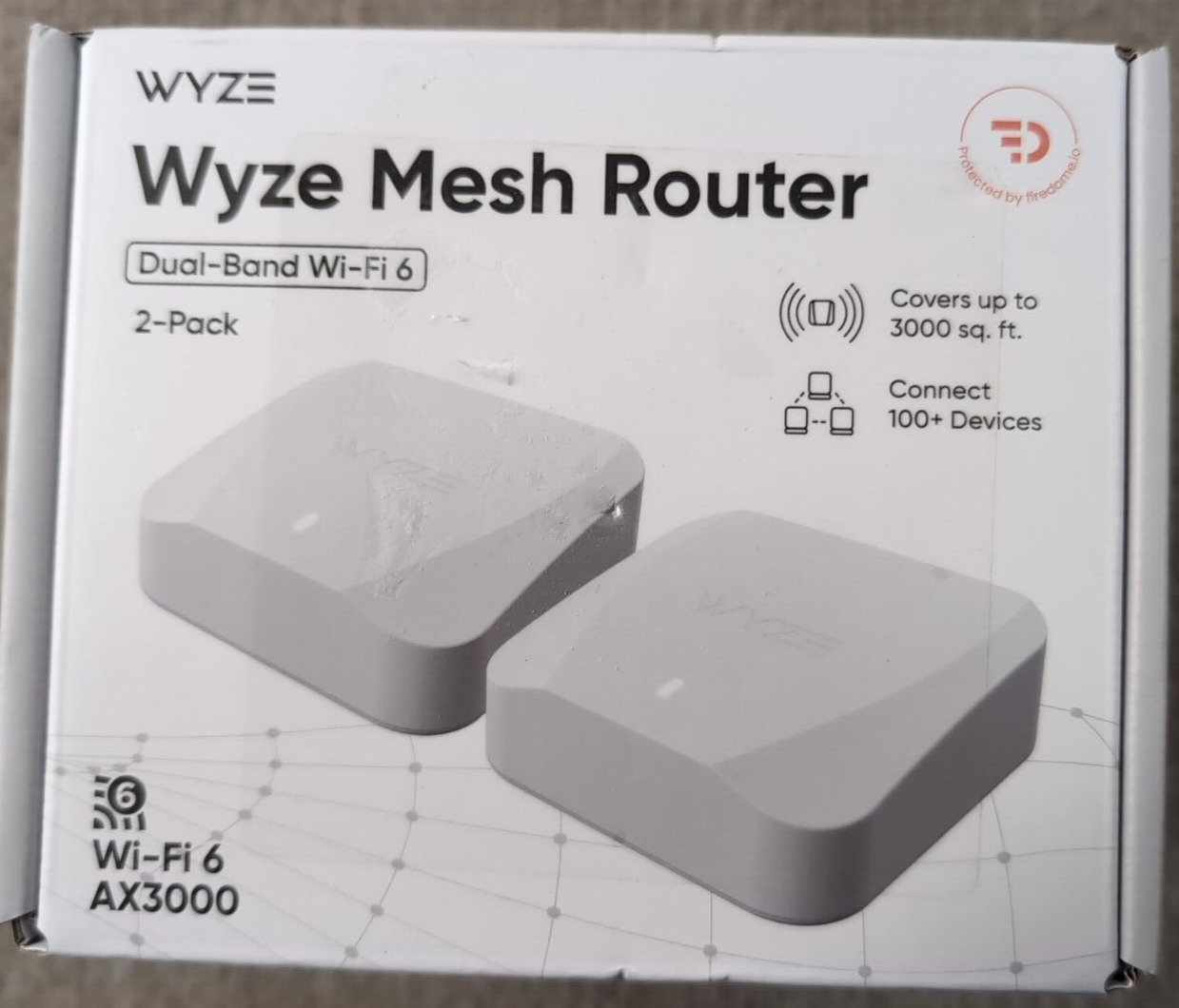 Wyze AX3000 Dual-Band Wi-Fi 6 Mesh Router - White 2-Pack