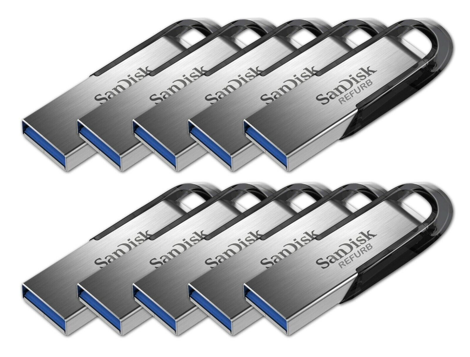 LOT 10x SanDisk 64 GB ULTRA FLAIR USB 3.0 flash drive 64GB 150MB/s SDCZ73-064G 