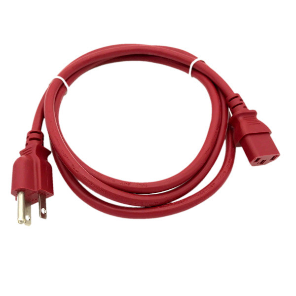 RED COLOR CODING 6FT AC POWER CORD FOR VIZIO LG SAMSUNG PANASONIC TV LCD PLASMA