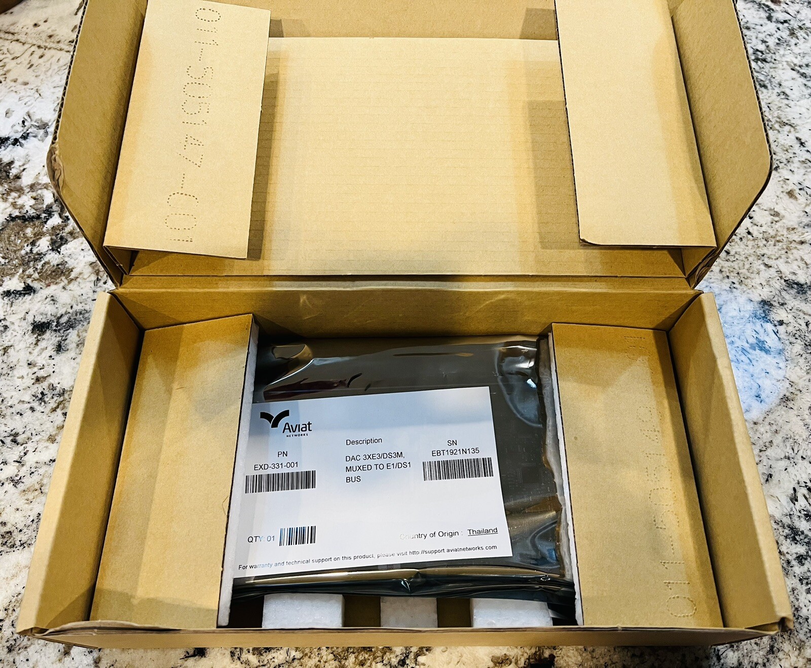 Aviat Networks Microwave Card DAC 3XE3/DS3M Muxed to E1/DS1, P/N EXD-331-001 NIB