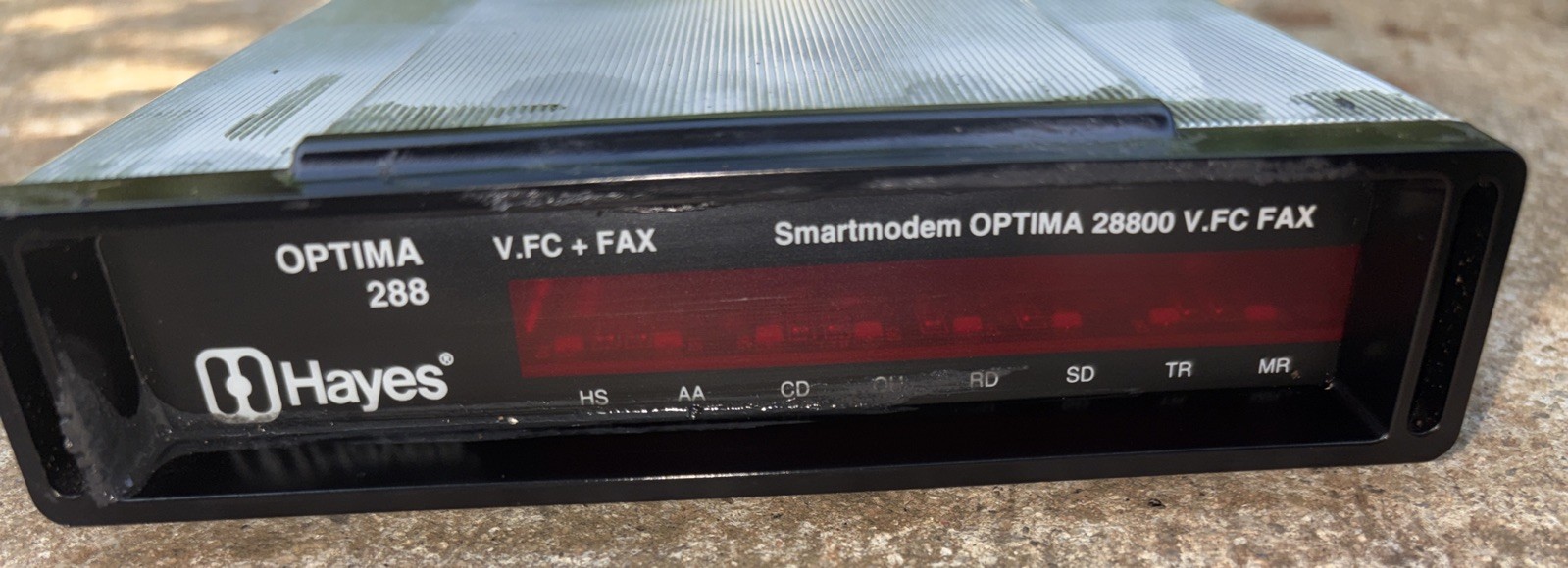 Vintage Hayes Smartmodem OPTIMA 28800 V.FC FAX 5201am No Power Cord . Tested