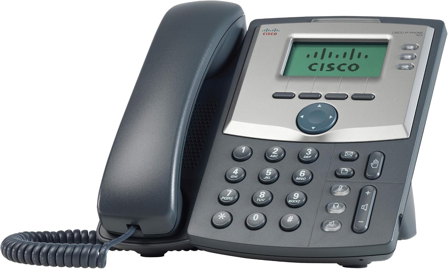Cisco SPA303-G1 3 Line Small Bussiness IP Phonewith Display Black NEW