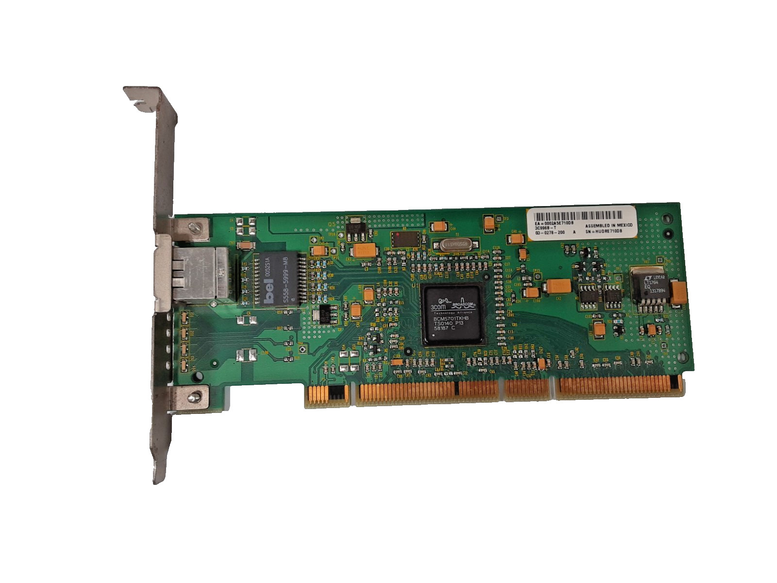 3Com 3C996B-T Gigabit 1-Port Lan Network Interface Card Adapter