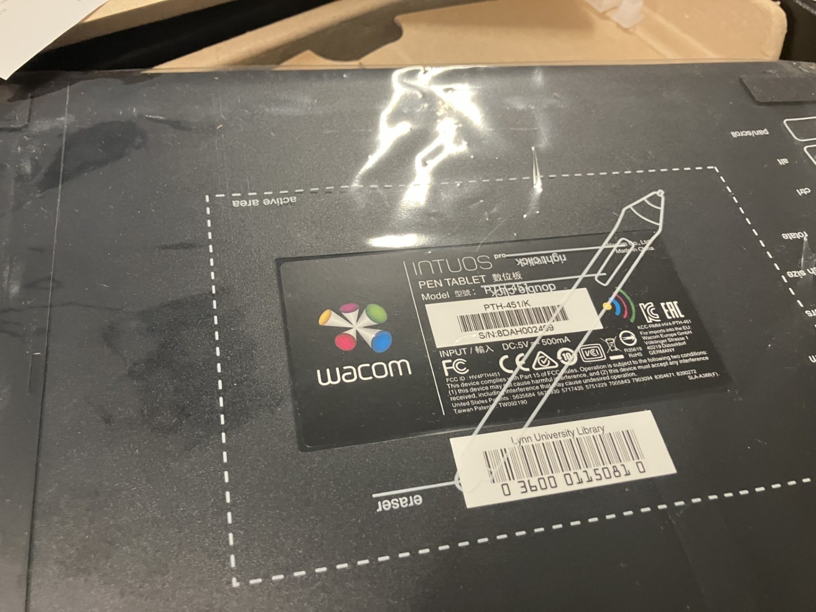 Wacom Intuos Pro Small Graphics Tablet PTH451