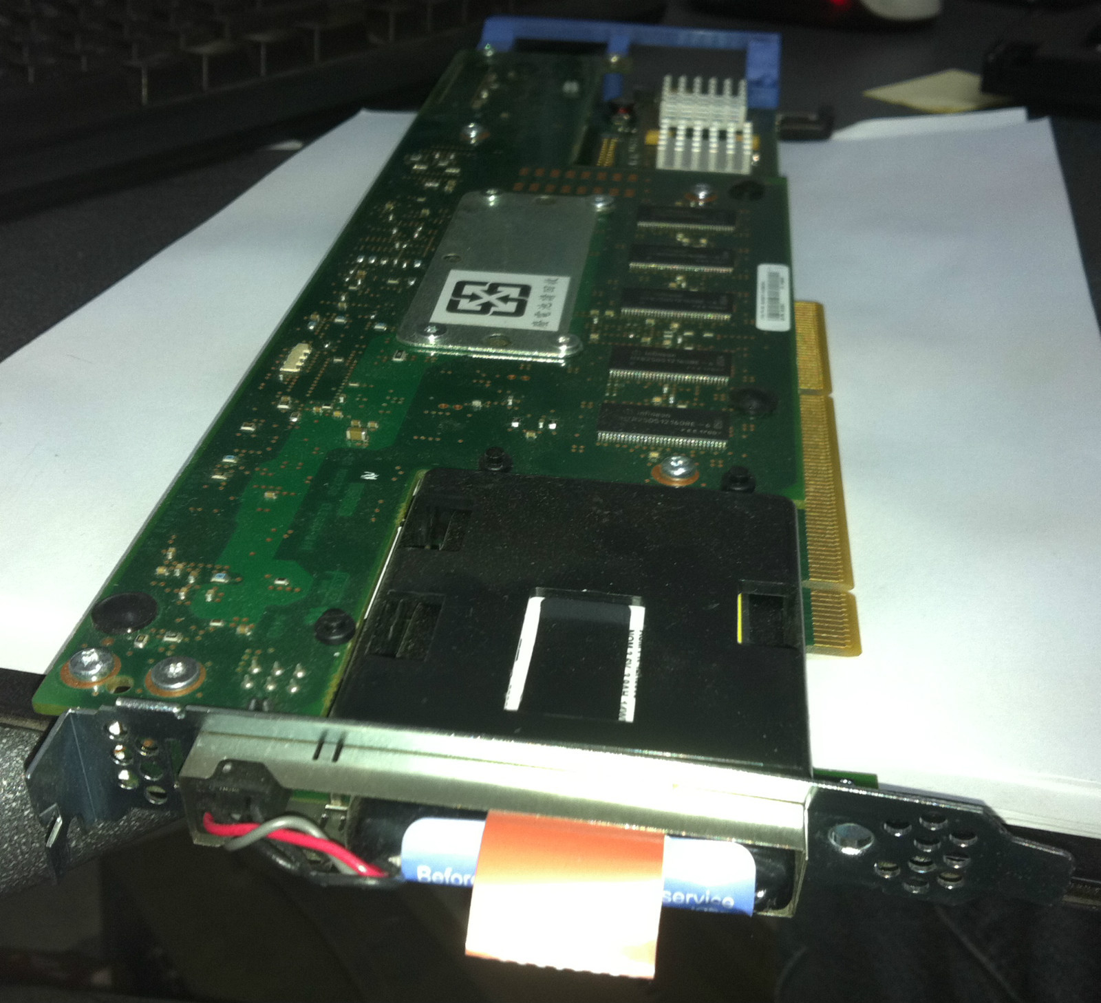 IBM i-SERIES 9406-2780 2780 PCI-X ULTRA 4 RAID w/Battery, 39J5057 Daughter Board
