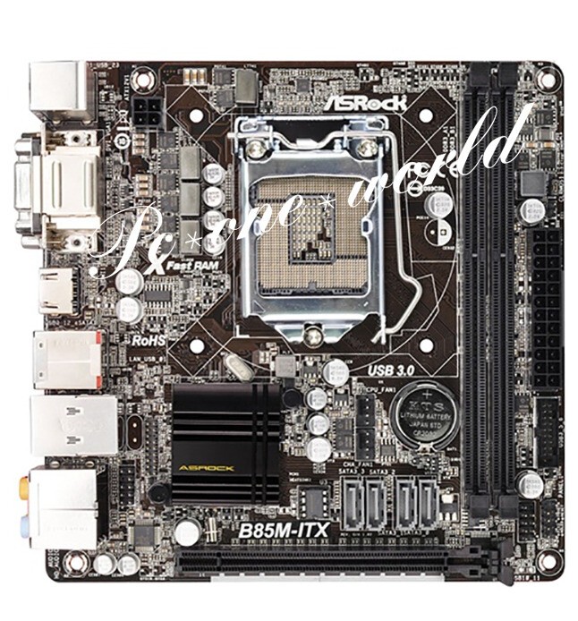 ASRock B85M-ITX Motherboard Intel B85 LGA 1150 DDR3 DIMM USB3.0 DVI Mini-ITX