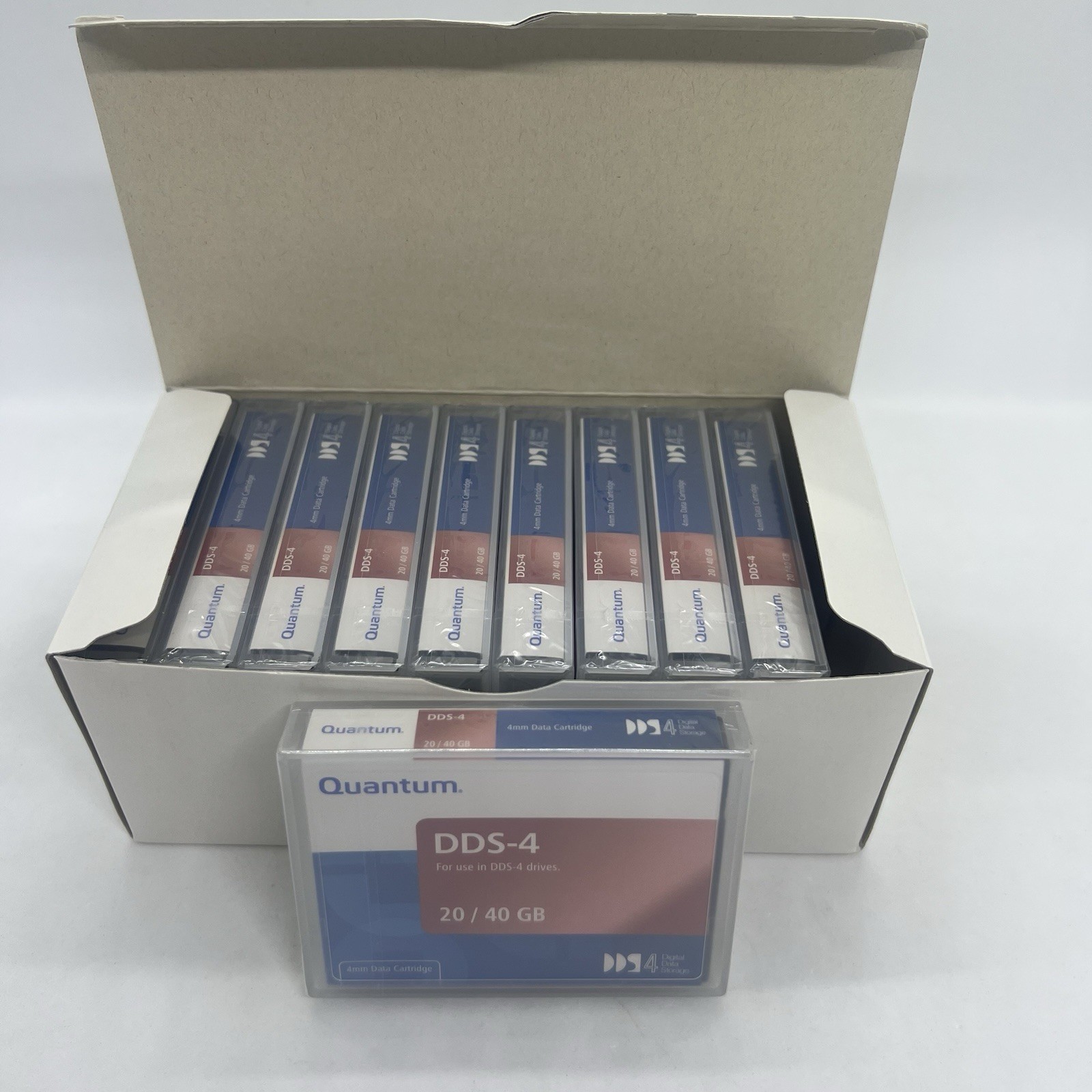 Lot Of 10 QUANTUM DDS-4 20/40 GB Data Cartridges NEW SEALED