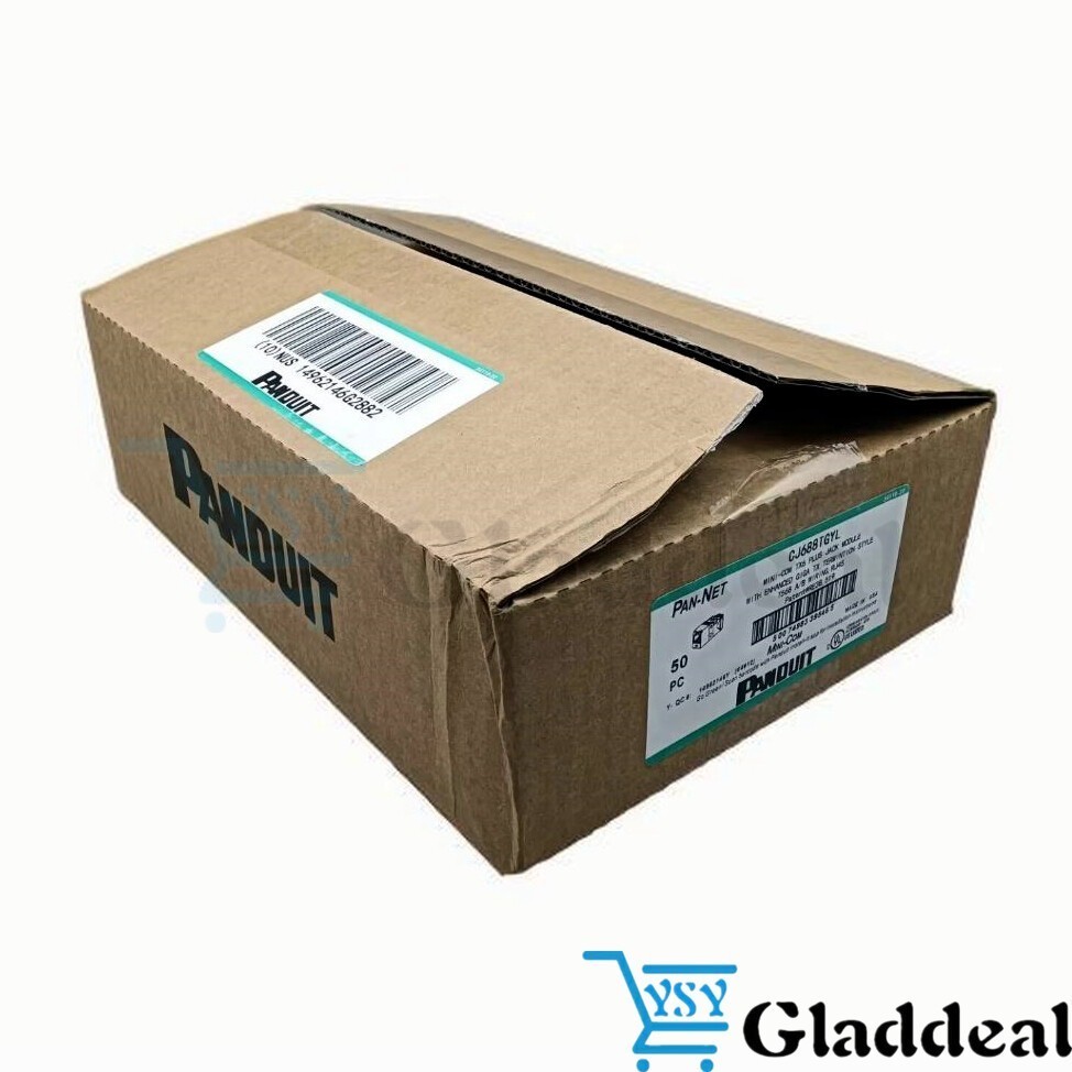 NEW CJ688TGYL BOX OF 50 For Panduit Giga TX Cat6 jack yellow OEM