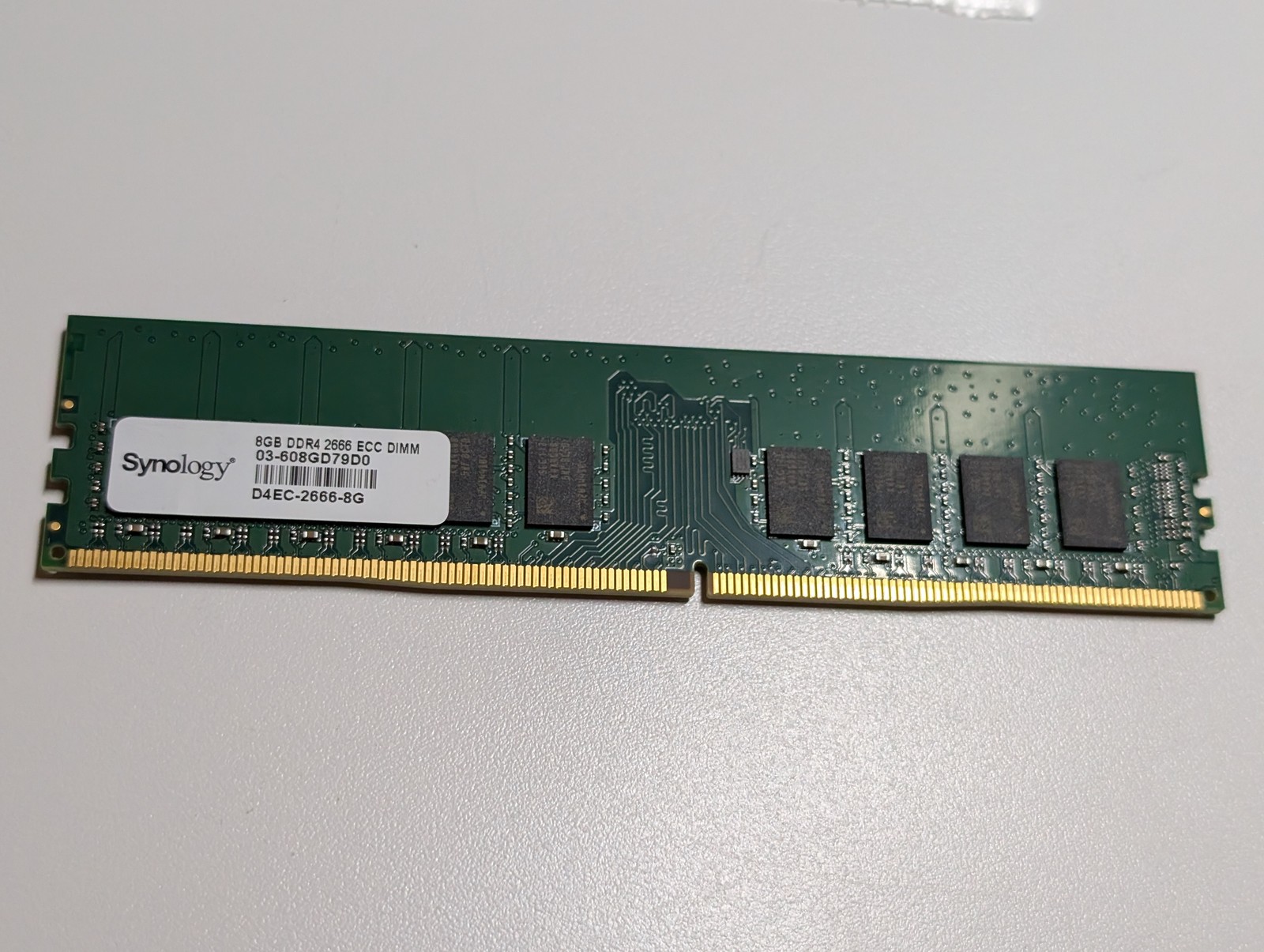 Synology 8GB 1x8GB DDR4 2666 CL19 ECC Unbuffered UDIMM Memory RAM