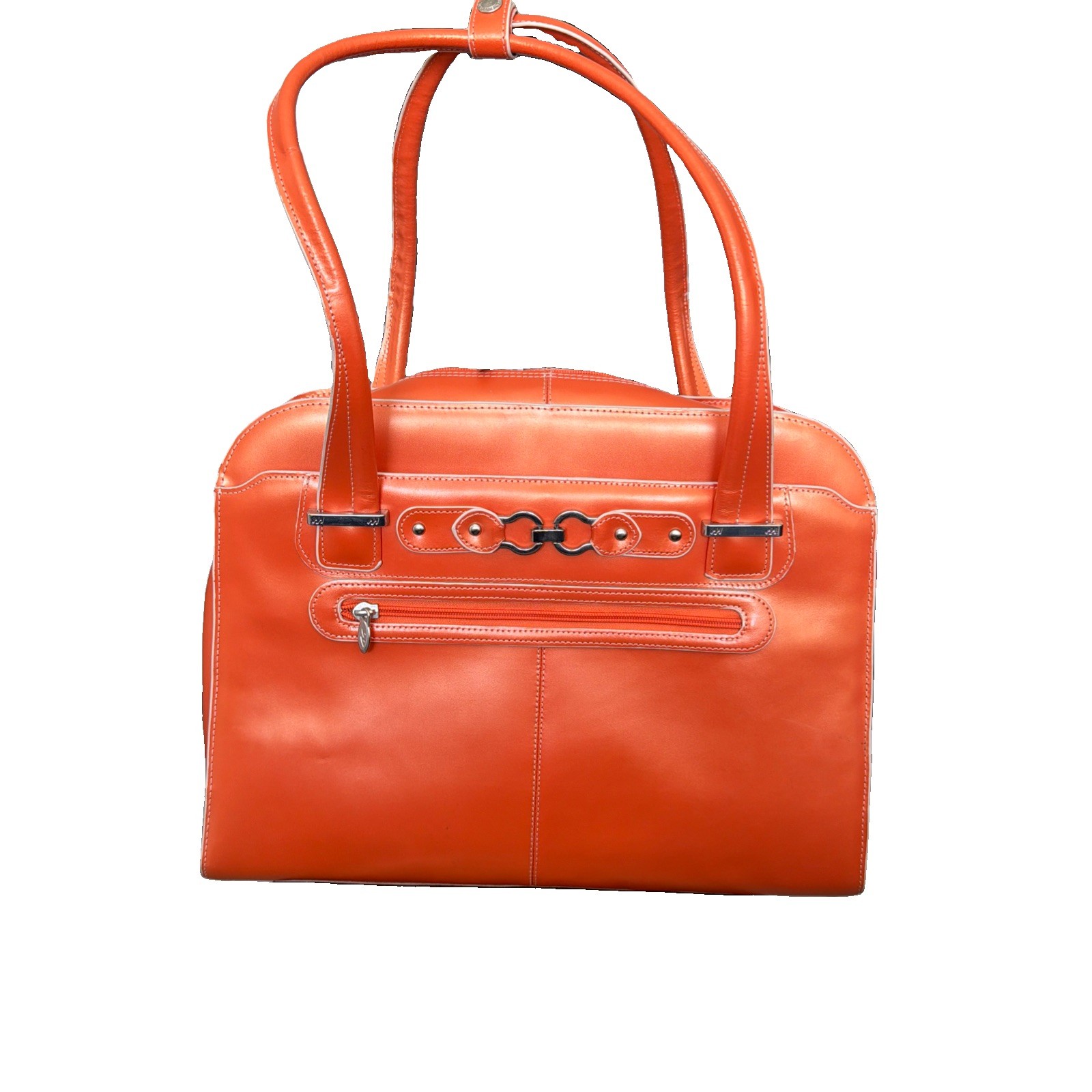 McKlein, W Series, Oak Grove, Top Grain Cowhide Leather, 15" Leather - Orange