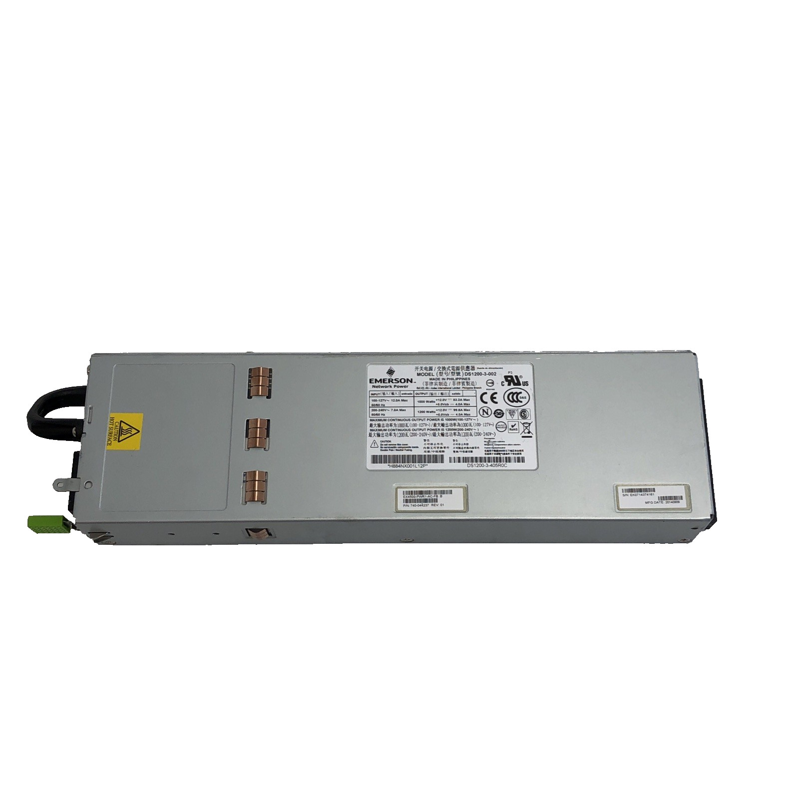 Emerson EX4500-PWR1-AC-FB 740-044237 DS1200-3-002