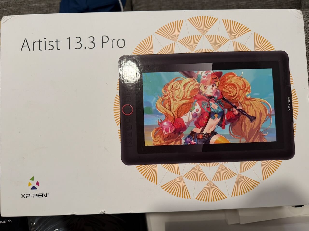 XP-Pen Artist 13.3 Pro, original packaging, lightly used, IPS drawing monitor
