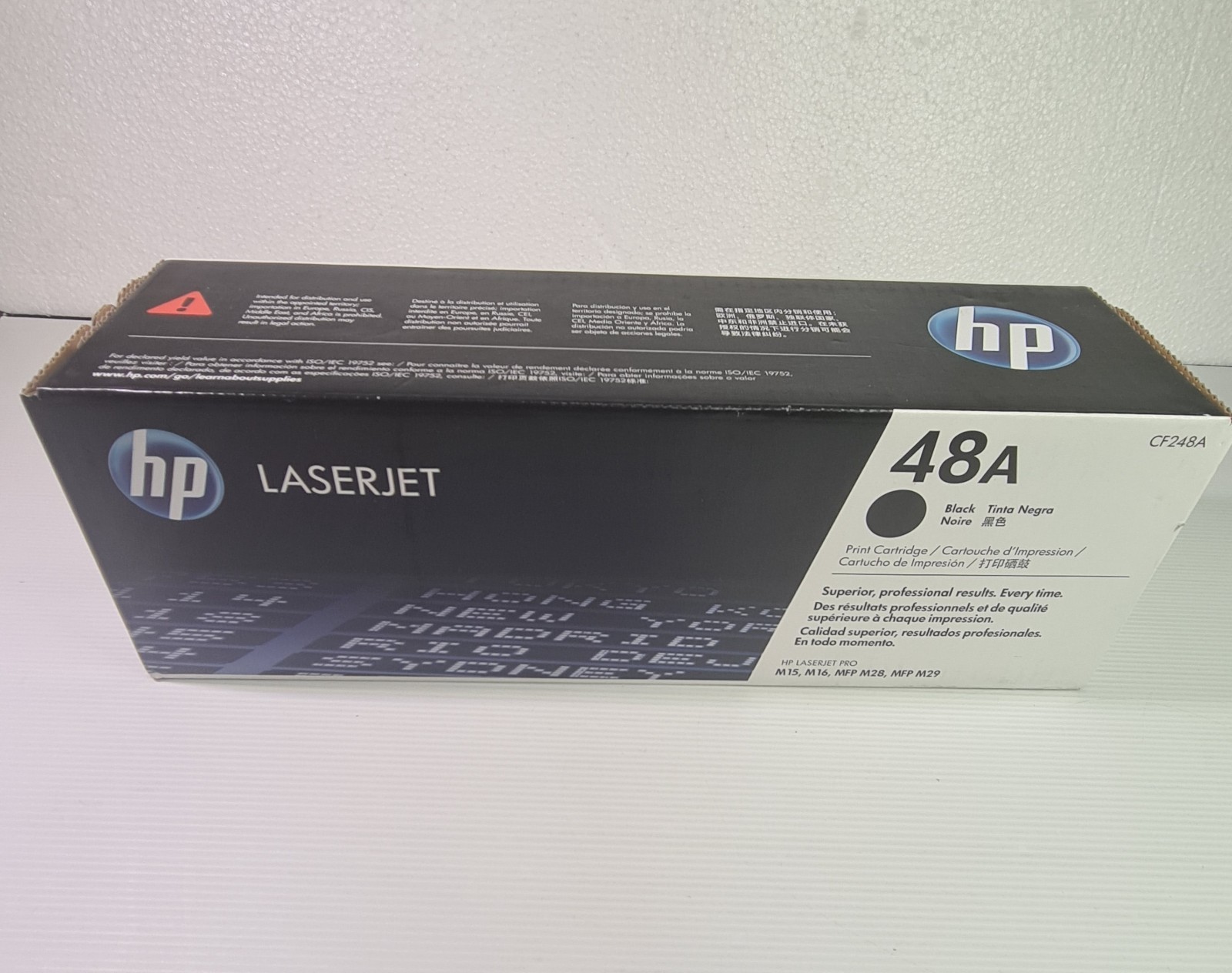 1X Genuine Original HP 48A CF248A Black Toner LaserJet Pro M15 M28 M29
