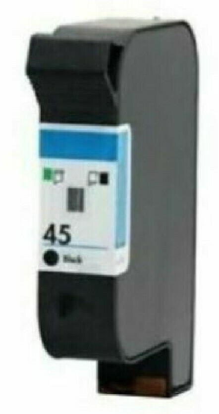 HP 45 Black Genuine Ink cartridge for HP Deskjet Officejet Pro Printer OEM NEW