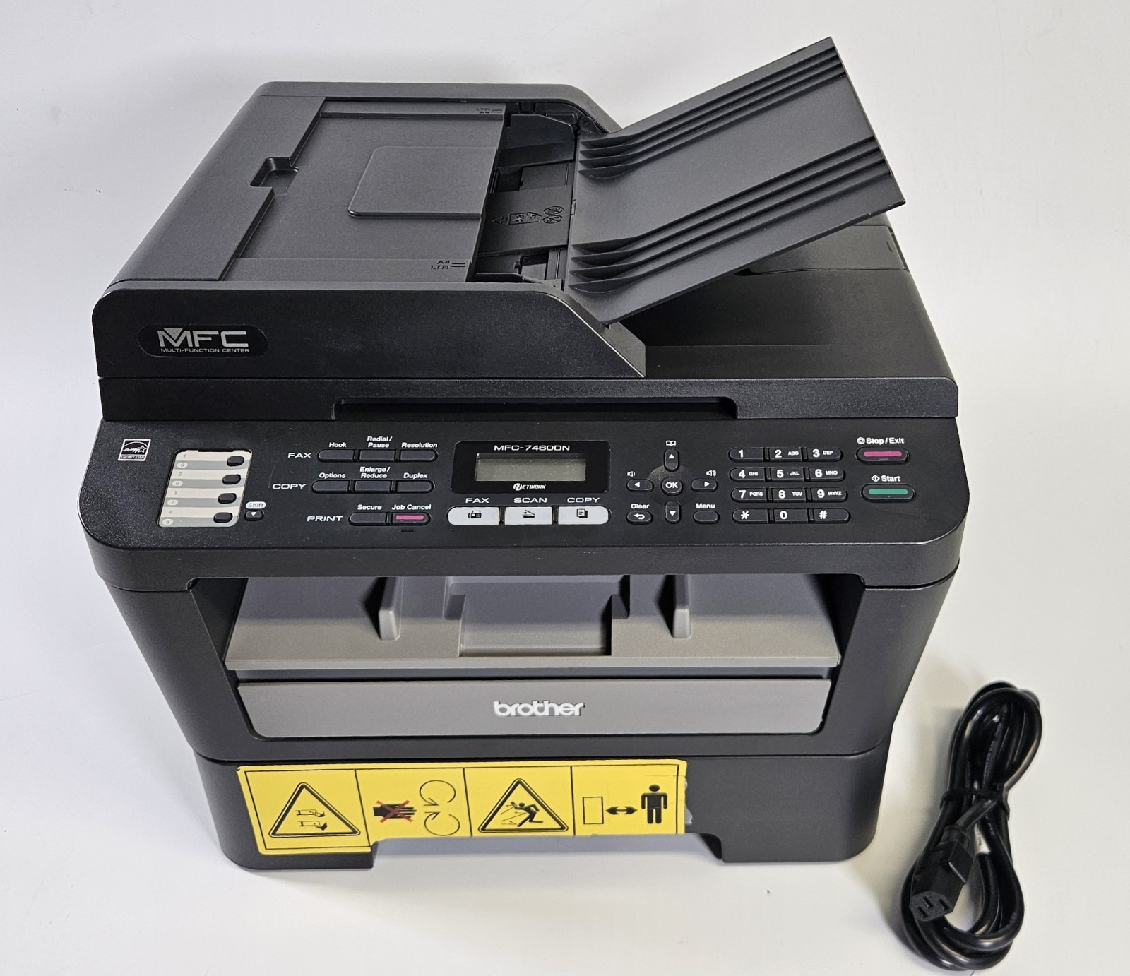 Brother MFC-7460DN All-In-One Laser Printer Copier FAX 21683 Pages -Working