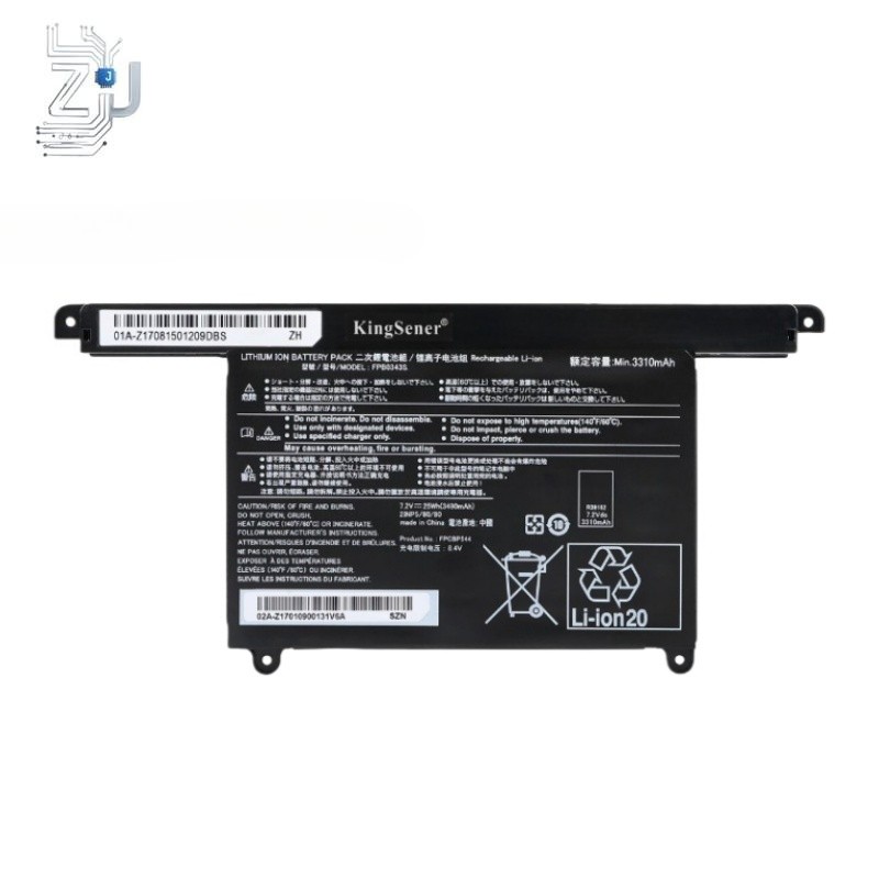 FPB0343S Laptop Battery For Fujitsu LIFEBOOK U939/A U938/S Series FPCBP544 7.2V