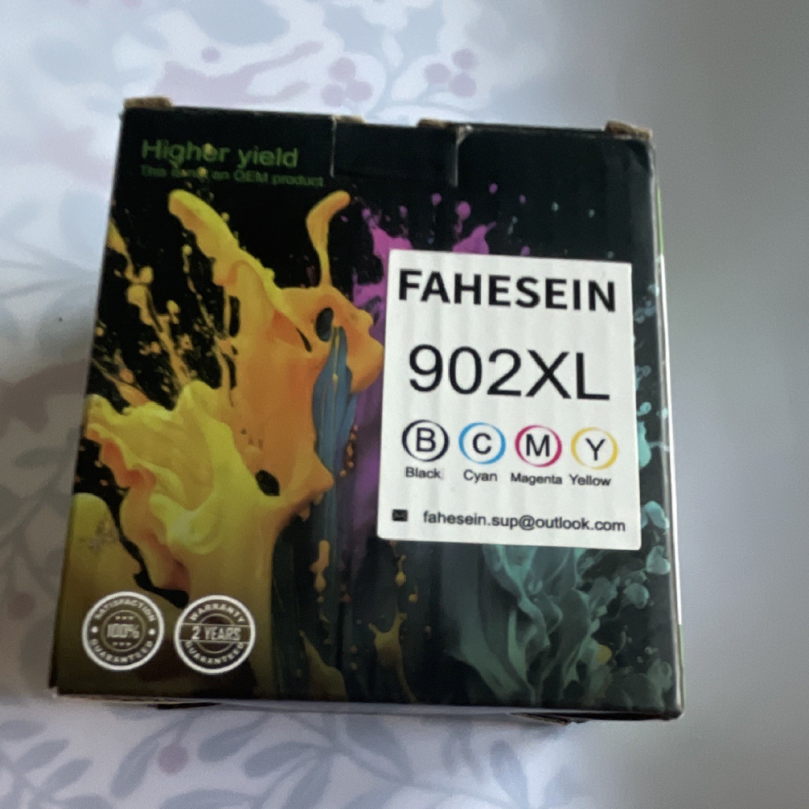 Fahesein 902XL Compatible Ink Cartridge Black Cyan Magenta Yellow