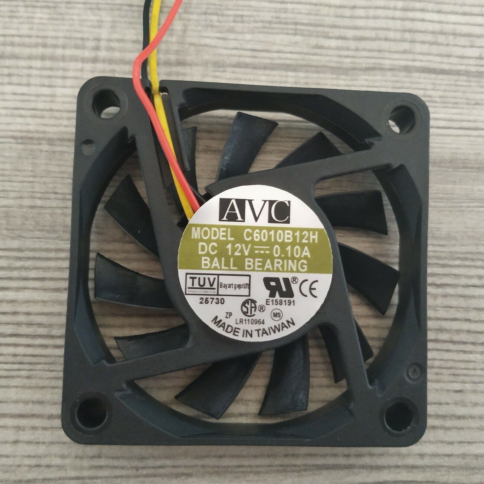 1pc AVC C6010B12H 12V 0.10A 6CM 6010 CPU Chassis Power Cooling Fan