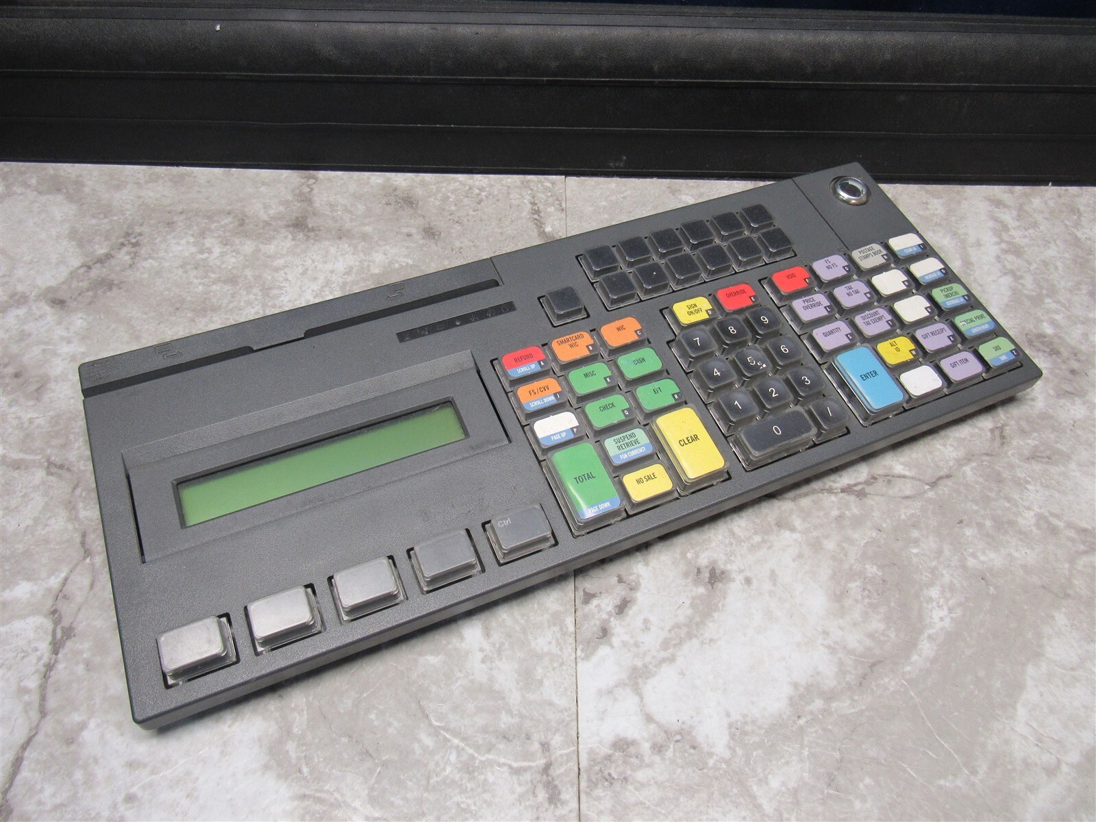 IBM Toshiba 67-Key POS Keyboard w/ LCD 7431184 50Y7034 00DN136 00DN174 00DN095