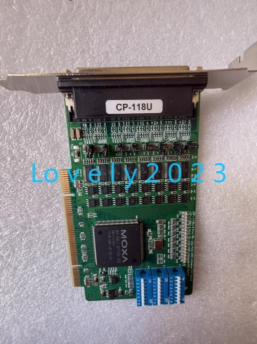 1pc used MOXA CP-118U RS232/422/485 PCI card