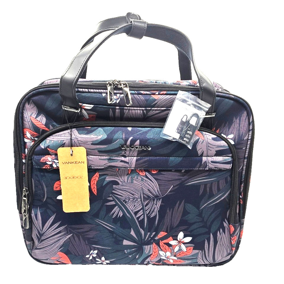 VANKEAN Rolling Laptop 15.6"  Bag Wheels Briefcase Water Repellent RFID Pockets