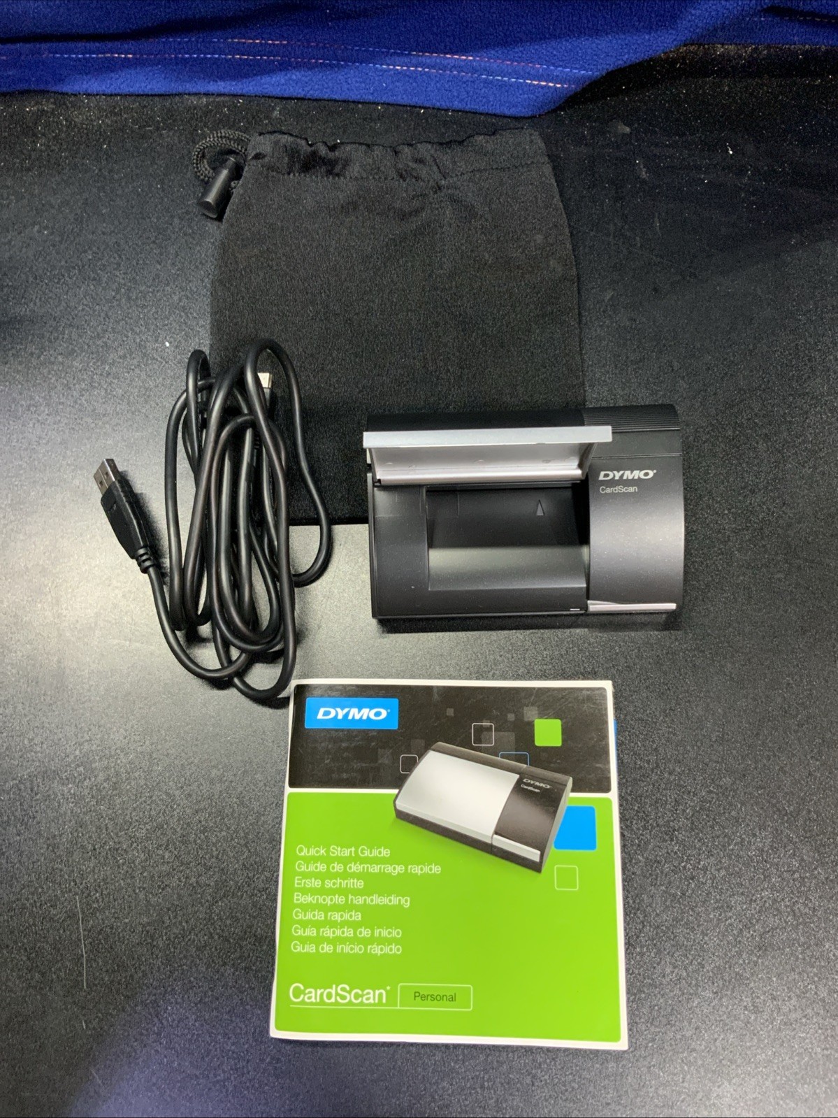 Dymo Cardscan 62 Personal Scanner/Contact Mgmt System Open Box