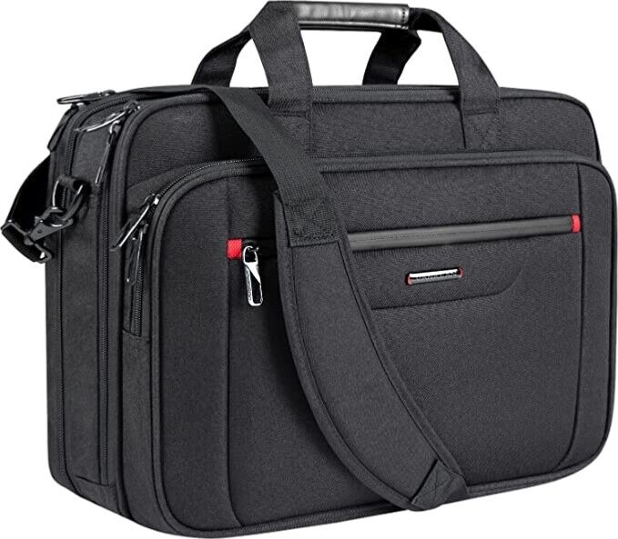 VANKEAN Laptop Briefcase Premium Laptop Case Fits Up to 17.3 Inch Business
