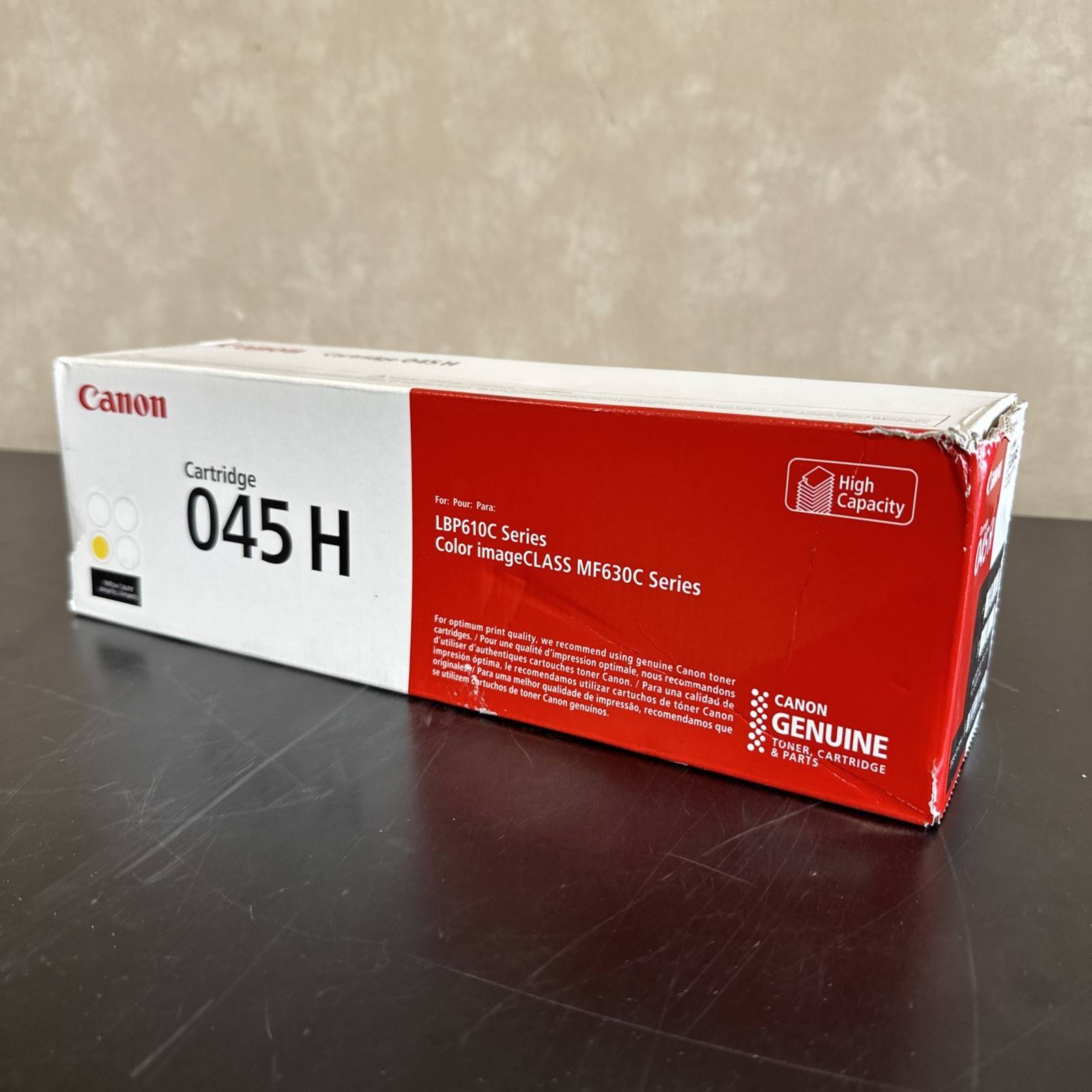 Genuine Canon 045H Yellow 1243C001[AA] Toner Cartridge