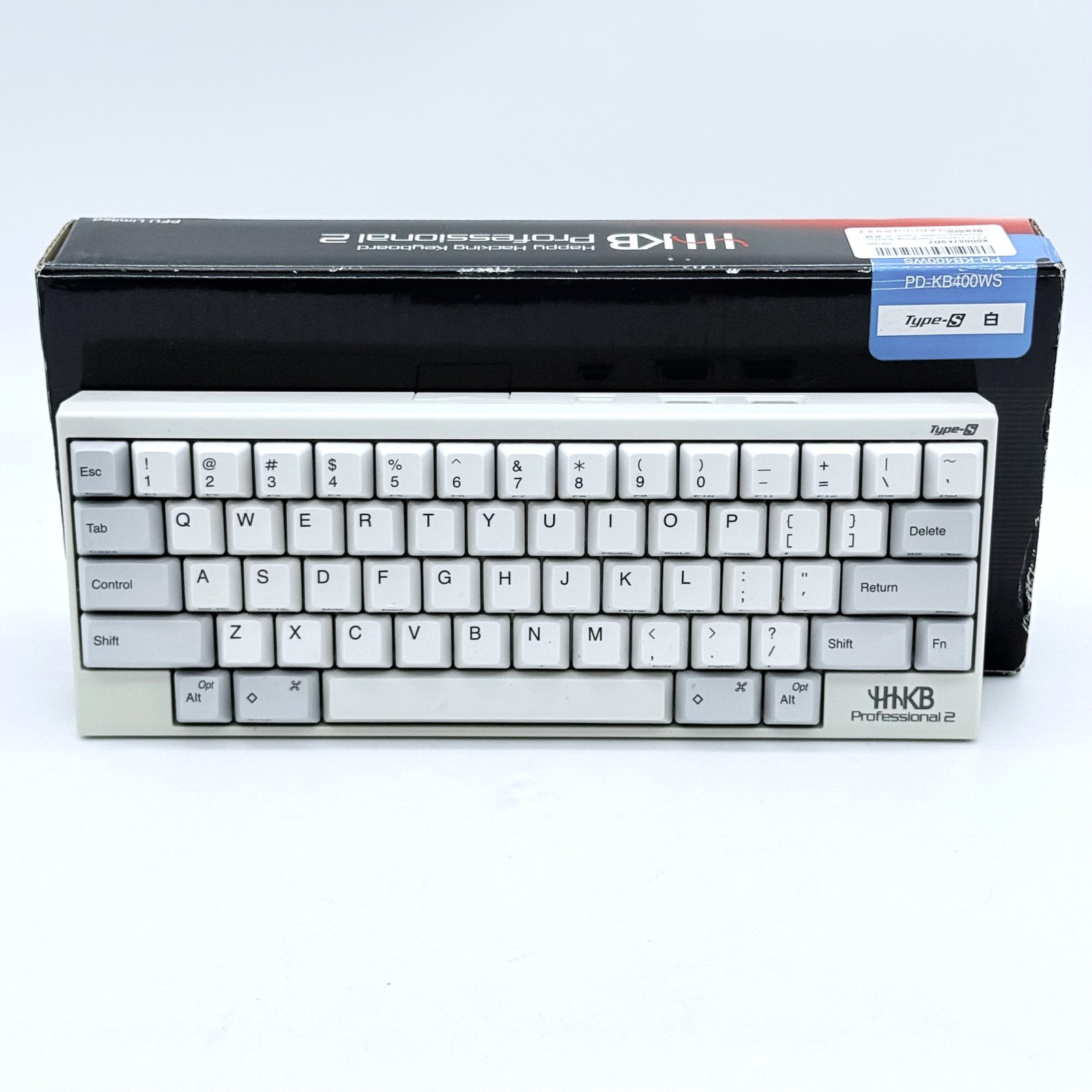 PFU HHKB Professional 2 Type-S PD-KB400WS White US Layout Topre Silent Keyboard