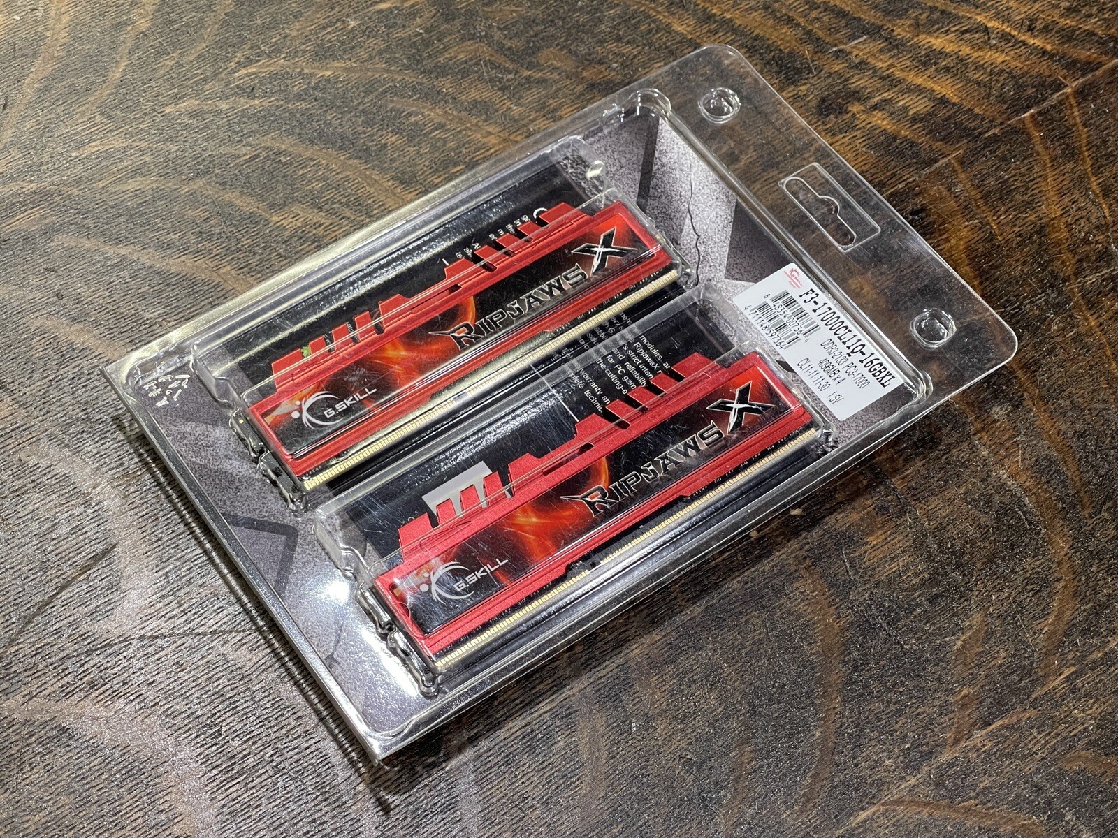 G. Skill RipjawsX DDR3-2133 16 GB - 4 x 4 GB - Unopened