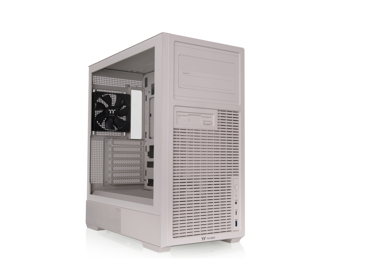 Thermaltake CA11Q00MQWN00 Retro 360 Mid-Tower ATX PC Case - Grey/Beige