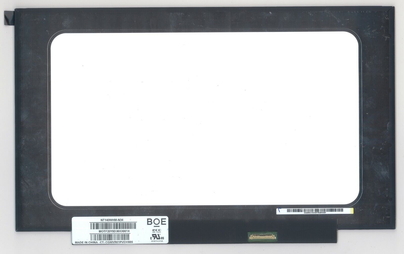 BOE NT140WHM-N34 Glossy HD 1366x768 30pin LCD Screen LED Display 14.0