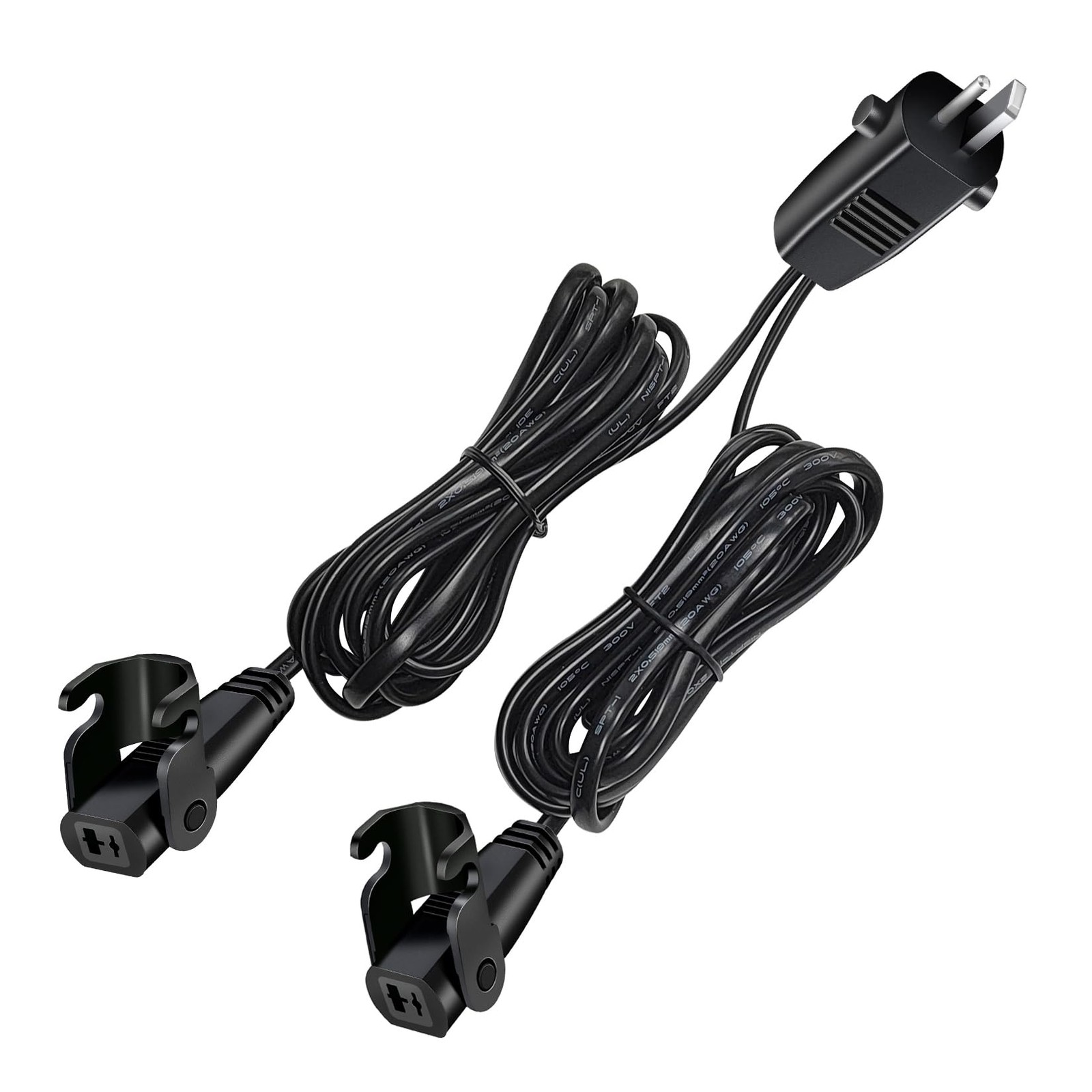 Recliner Power Cord , 2 Pin Splitter Lead Y Cable for Lift Chair, Compatible wit